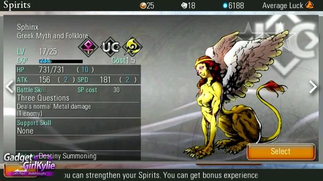 Destiny Of Spirits Gameplay 21 - Sphinx BOSS + Summons + Merging + Spirits Collection смотреть онлайн