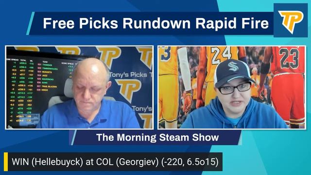 Winnipeg Jets vs Colorado Avalanche 10/19/2022 FREE NHL Picks and Predictions on Morning Steam Show смотреть онлайн