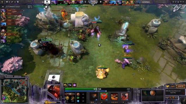 Invictus Gaming vs NewBee. MarsTV Dota 2 League смотреть онлайн