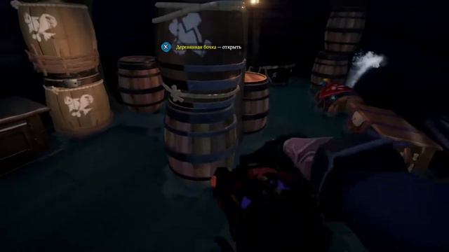 Плывёт по морю лодочка в Sea of Thieves. смотреть онлайн