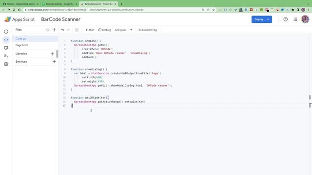 QR Code Scanner in Google Sheets смотреть онлайн