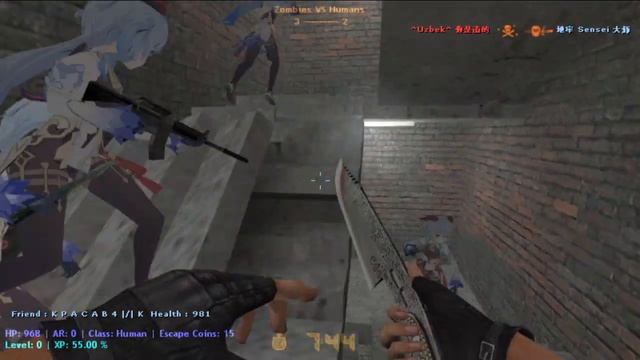 Counter Strike Zombie Escape Mod - ze_labs076 (CS 1.6) SCP-049 Plague Doctor vs Genshin Impact Gany смотреть онлайн