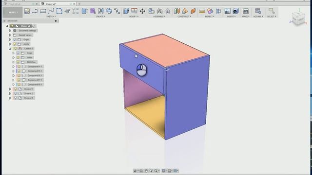 Моделирование комода - часть 2 - Выпуск #083