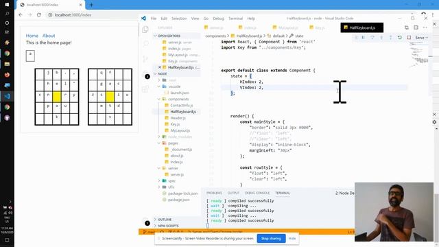 coding an on-screen keyboard in React, 02 смотреть онлайн