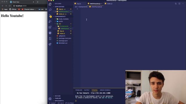 ? Components - React JS Tutorial (Beginners) | Tutorial #3 смотреть онлайн