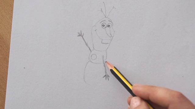 ☃️ Schneemann malen I Eiskönigin - how to draw Snowman Olaf I Frozen - рисуем олафа холодное сердце смотреть онлайн