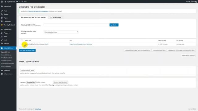 Instagram channel to WordPress смотреть онлайн