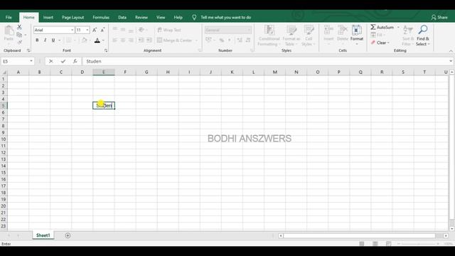 Excel Introduction In Tamil - #1 Introduction To Excel || Microsoft Excel In Tamil | Bodhi Anszwers смотреть онлайн