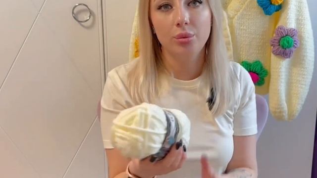 кардиган с цветами