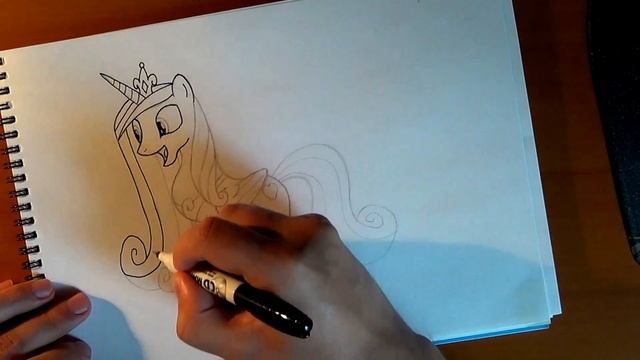 How to draw Pony Princess Cadance, Como dibujar Cadance, Как нарисовать пони Принцесса Каденс смотреть онлайн