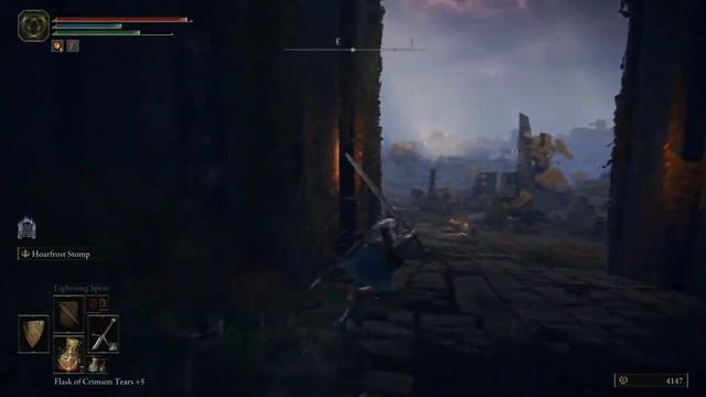 Elden ring Hoarfrost stomp is amazing!! смотреть онлайн