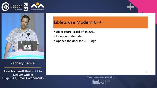 How Microsoft Uses C++ to Deliver Office - Huge Size, Small Components - Zachary Henkel CppCon 2022 смотреть онлайн