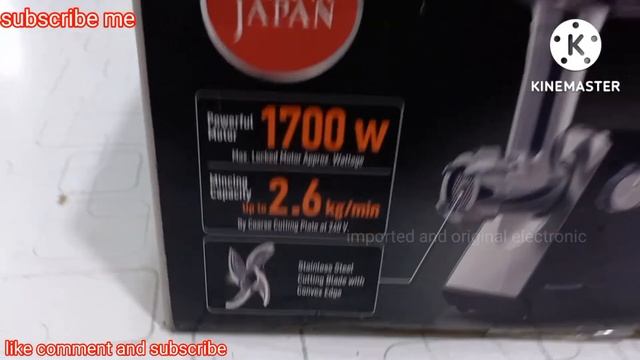 Panasonic meat mincer review and demo/made in japan/Panasonic MK-GJ1700/1700watt/powerful motor/unb смотреть онлайн