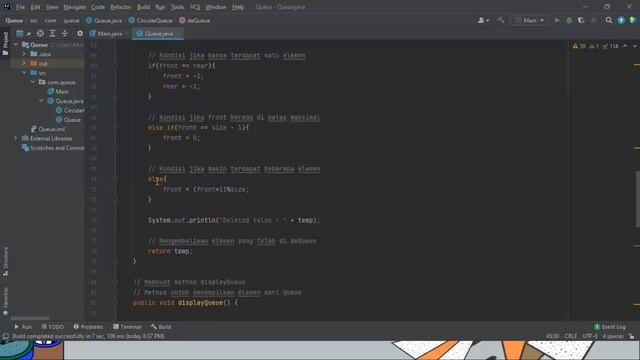 Circular Queue Dengan Konsep Array Di Java смотреть онлайн