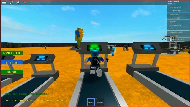 ОТ ПАЛКИ ДО КАЧКА! ЖИЗНЬ КАЧКА ROBLOX!MUSCLE SIMULATOR смотреть онлайн