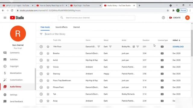 How to use Copyright free music on YouTube | YouTube Audio library kaise use kare | YouTube creato смотреть онлайн