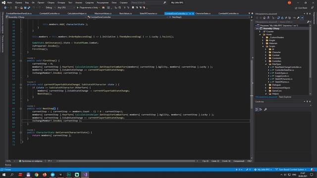 Пошаговая боевая система в Unity #2. Интерфейс (начало) смотреть онлайн