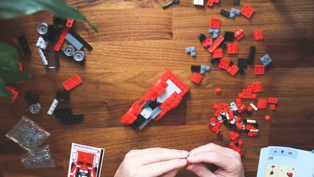 [ASMR] Unboxing and building a LEGO set (Lego Speed Champions 75890 Ferrari F40 Competizione) смотреть онлайн