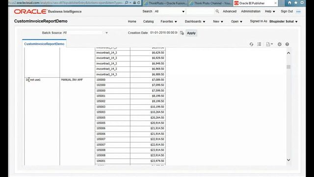 Report Groups and Totals in Fusion Business Intelligence (BI) смотреть онлайн