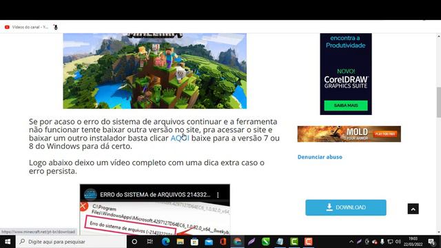 NO MOMENTO MINECRAFT LAUNCHER não ESTÁ DISPONIVEL em SUA CONTA ESTE é o CODIGO de ERRO : 0x803F800 смотреть онлайн