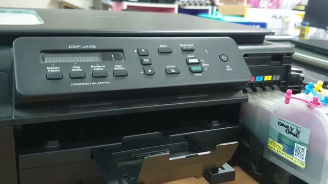 How To Fix BROTHER PRINTER DCP-J105 Can Not Connect Ink