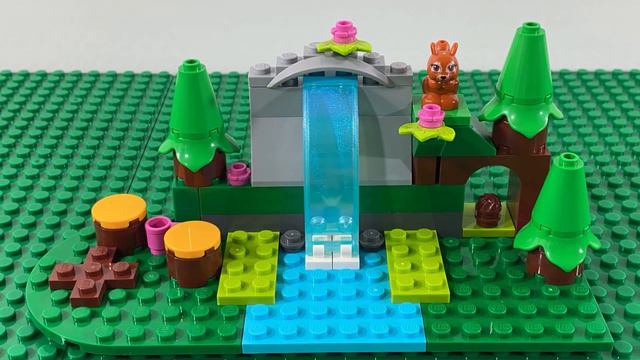 How To Build LEGO Friends Forest Waterfall with Andrea & Olivia 41677 | Stopmotion Speed Build смотреть онлайн