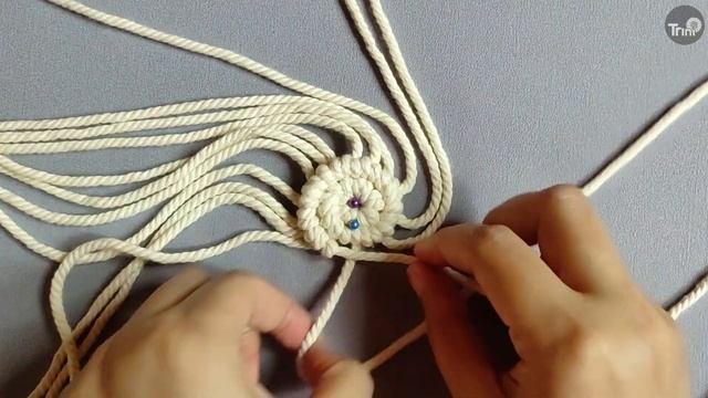 Macrame Round Tablecloth | Table Mat | Tutorial Taplak Macrame