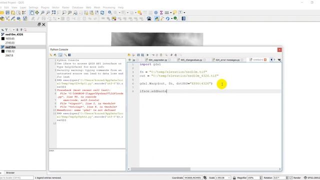 Python GIS - Reproject a Raster with GDAL Warp (gdal.Warp) смотреть онлайн