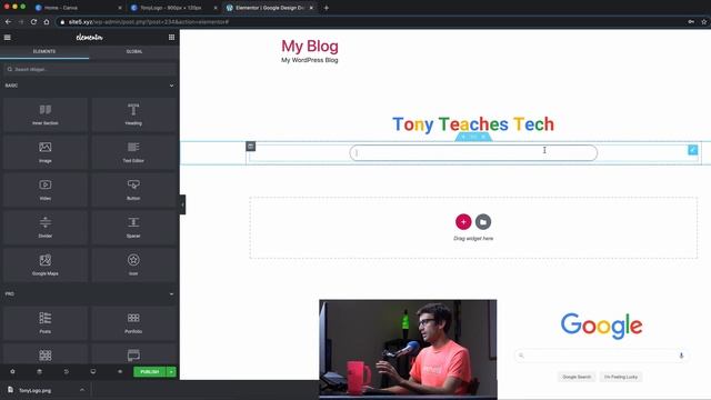 Designing Google's Homepage with Elementor Page Builder (full tutorial) смотреть онлайн