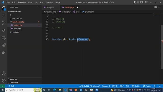 #27 - function syntax | php course | learn php in arabic смотреть онлайн