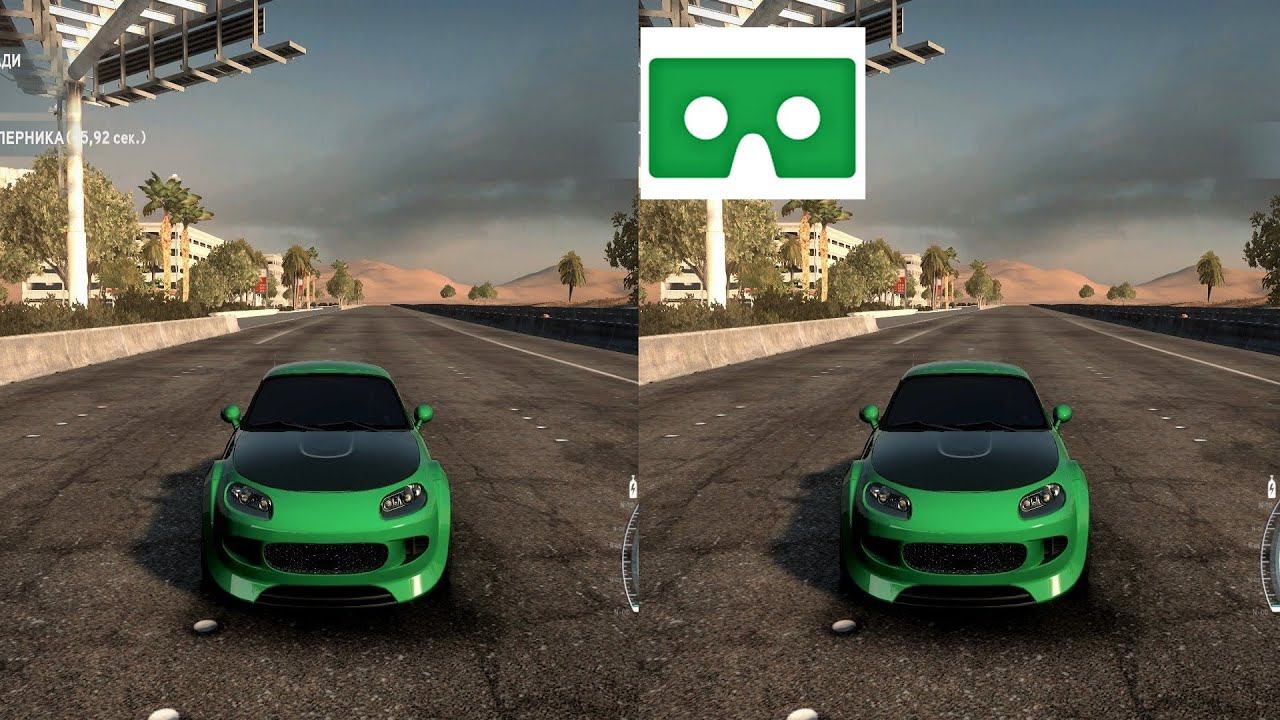 NFS The Run 3D VR video 3 3D SBS VR box google cardboard смотреть онлайн