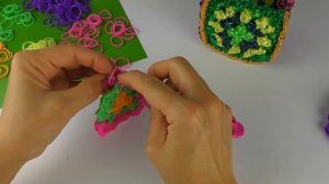 КОРОБОЧКА ДЛЯ РЕЗИНОК из резинок)) Плотная коробка из ненужных резинок Как сплести кубик