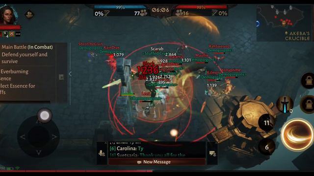 Diablo Immortal Gameplay- Shadow War from Clan Leader Perspective смотреть онлайн