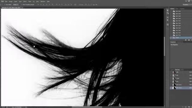 Выделение волос и других сложных объектов Hard selections in Photoshop смотреть онлайн