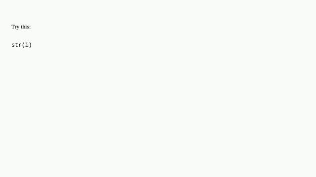 Convert integer to string in Python смотреть онлайн