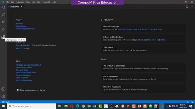 ?01. Programación Web con PHP, Atom, VSCode, Notepad ++ Configuración y como iniciar un proyecto смотреть онлайн