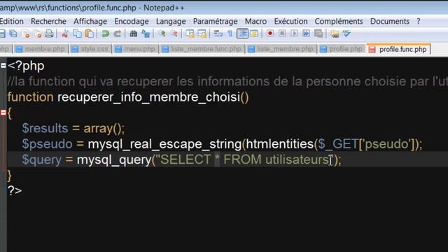 Tutoriel php : Creation d'un mini reseau social | Espace membre | part 17 | By NewDzign смотреть онлайн