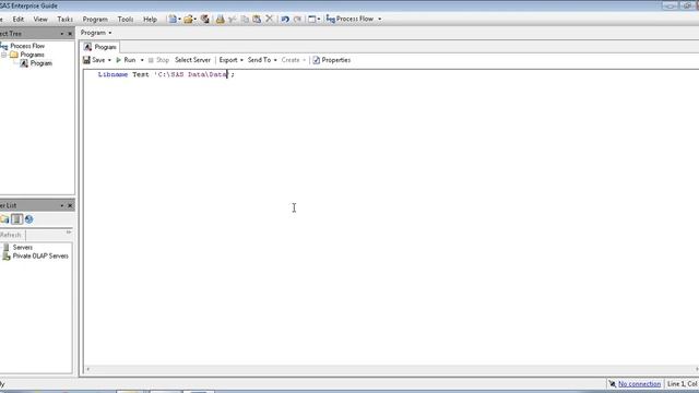 SAS Enterprise Guide - Libnames смотреть онлайн