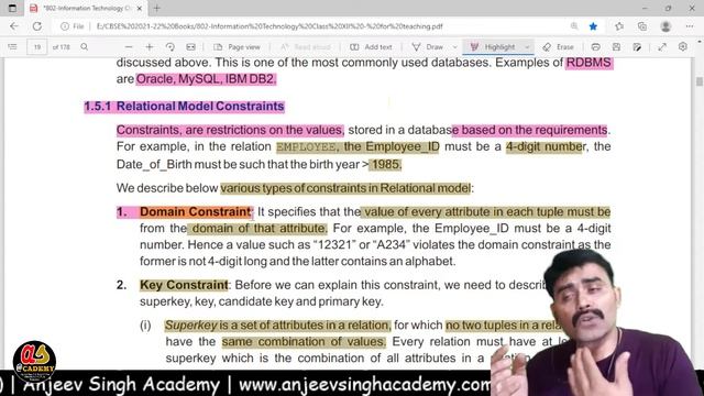 Class 12 IT 802 Unit-1 Database Concepts: Relational Database & Constraint #2 (English) | XII IT 80 смотреть онлайн