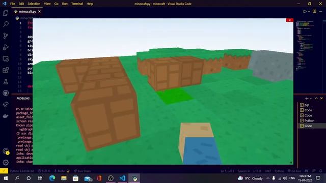 Let's build Minecraft in python | Minecraft | Build game in Python | Game development in Python смотреть онлайн