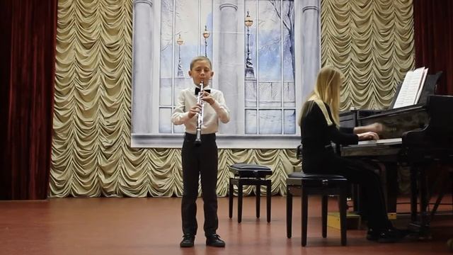 Кожемякин Марк, 9 лет ДМШ №1 г. Новосибирск Ж. Металлиди «Домовой» смотреть онлайн