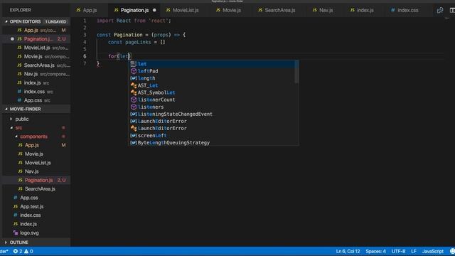 React MovieDB API: Pagination смотреть онлайн