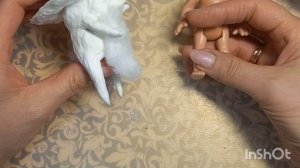 Ватная игрушка. Лесовичок. 1 часть.