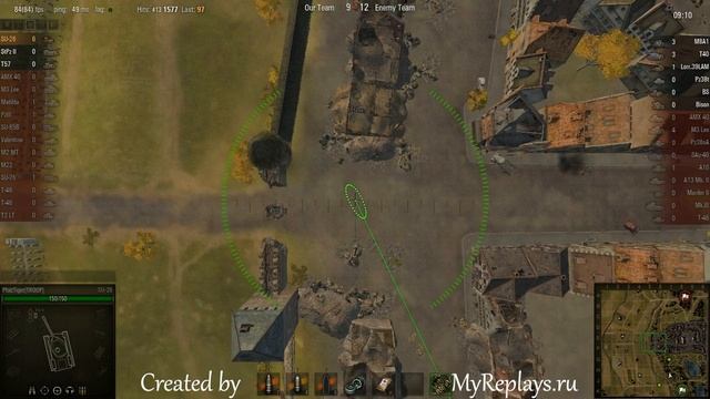 WOT: Siegfried Line - SU-26 - 10 frags - Top Gun, смотреть онлайн