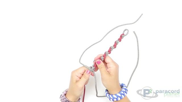 How To Make A Four Strand Round Braid Paracord Bracelet смотреть онлайн