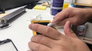 Переклейка стекла с сохранением матрицы дисплея