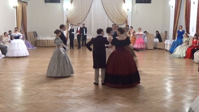Russian Mazourka Quadrille at Tomsk night ball 2016 смотреть онлайн
