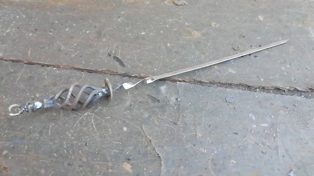 Кованая ручка для шампура своими руками смотреть онлайн