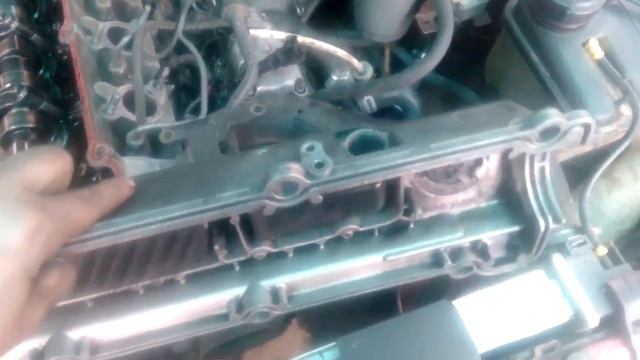 Квкг M51D25 Чистка сетки клапанной крышки. смотреть онлайн