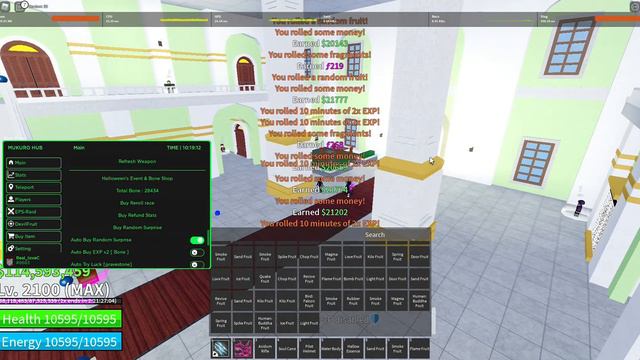 Spending 102,000 Bones (150+ Fruits?!) with EXPLOIT/HACK/CHEAT =))??Random Surprises in Blox Fruits смотреть онлайн